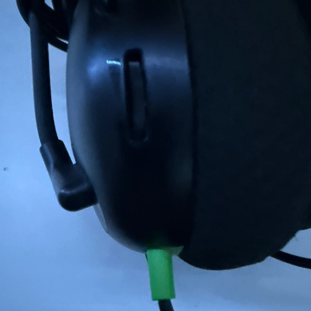 Black and Green Gaming Headset
